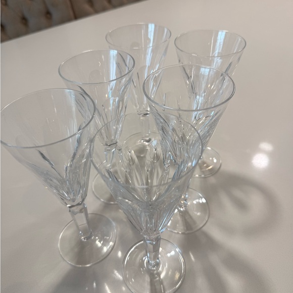 Waterford Crystal Clear Wine Glass Pair - Picture 6 of 7
